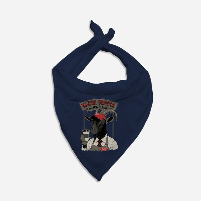 Black Coffee Barista-Cat-Bandana-Pet Collar-Hafaell