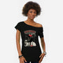 Black Coffee Barista-Womens-Off Shoulder-Tee-Hafaell