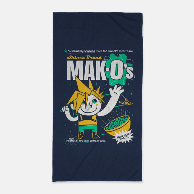 Mak-O's Cereal-None-Beach-Towel-Aarons Art Room