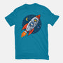 Space Beagle-Womens-Basic-Tee-erion_designs