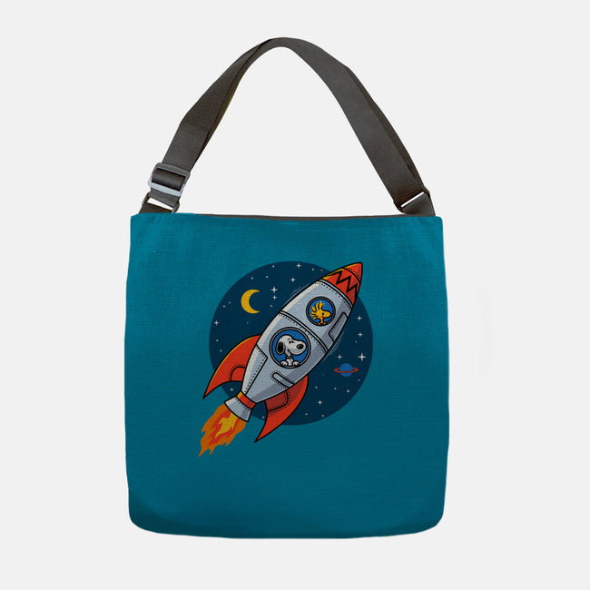 Space Beagle-None-Adjustable Tote-Bag-erion_designs