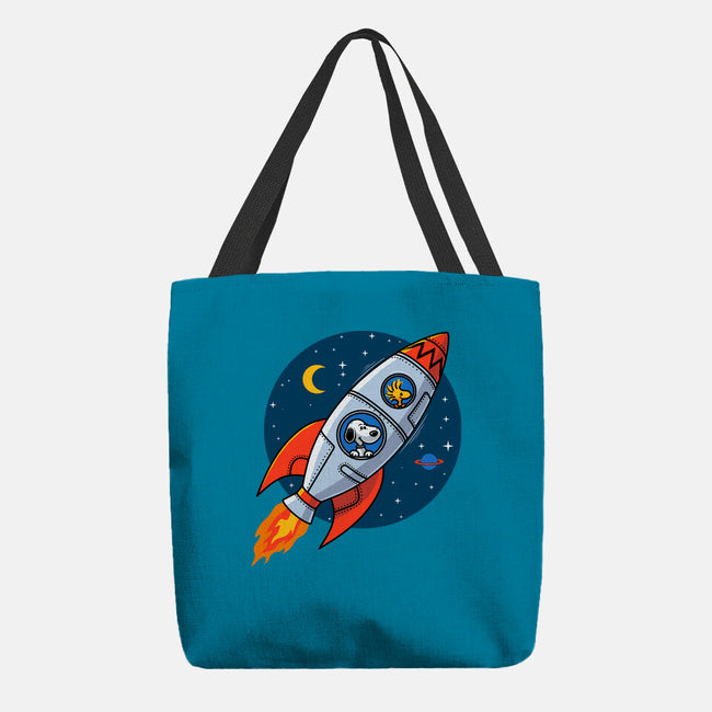 Space Beagle-None-Basic Tote-Bag-erion_designs