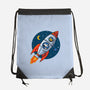 Space Beagle-None-Drawstring-Bag-erion_designs