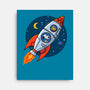 Space Beagle-None-Stretched-Canvas-erion_designs