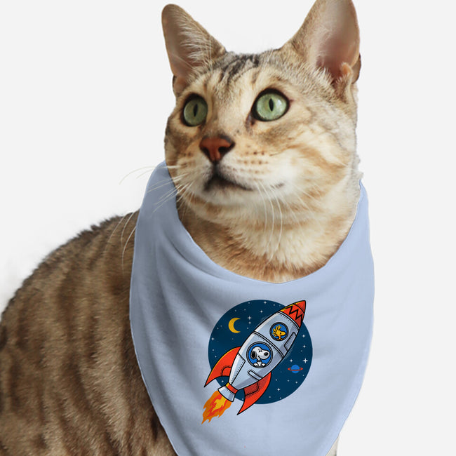 Space Beagle-Cat-Bandana-Pet Collar-erion_designs