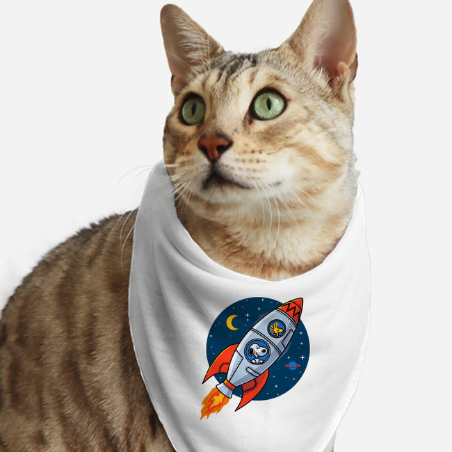 Space Beagle-Cat-Bandana-Pet Collar-erion_designs