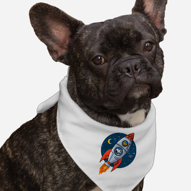 Space Beagle-Dog-Bandana-Pet Collar-erion_designs