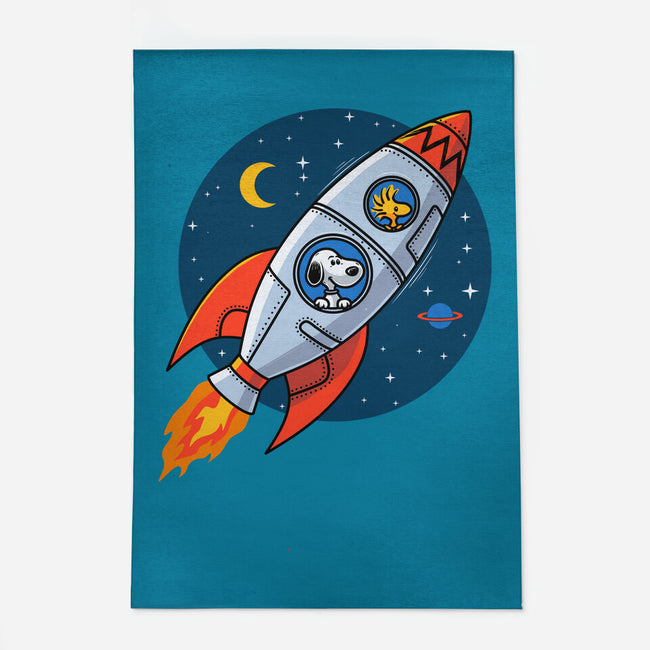 Space Beagle-None-Indoor-Rug-erion_designs