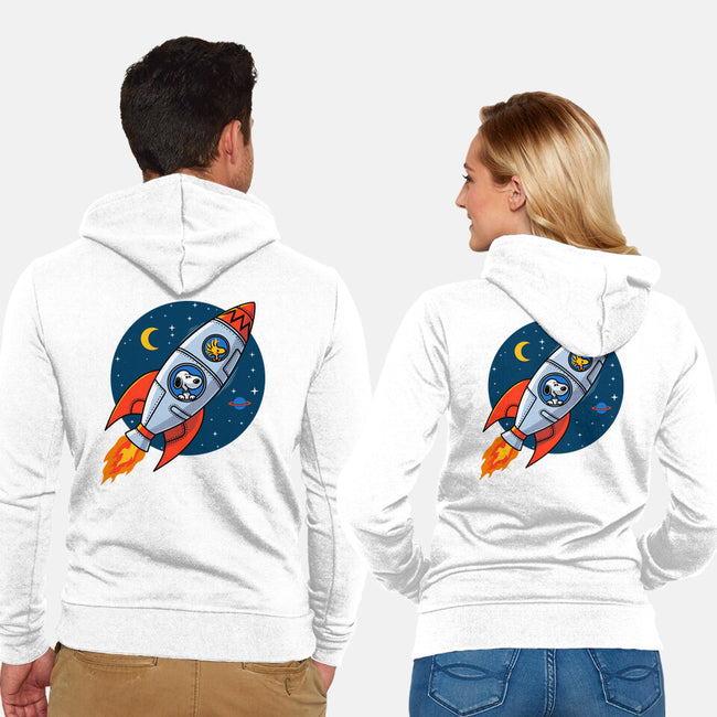 Space Beagle-Unisex-Zip-Up-Sweatshirt-erion_designs