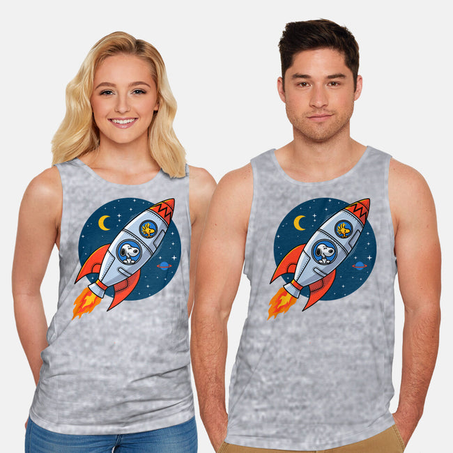 Space Beagle-Unisex-Basic-Tank-erion_designs