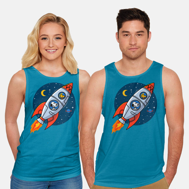 Space Beagle-Unisex-Basic-Tank-erion_designs