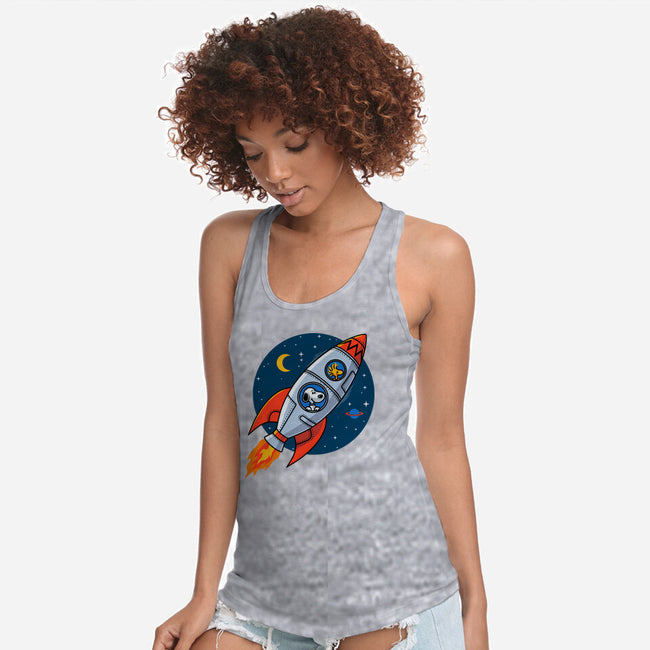 Space Beagle-Womens-Racerback-Tank-erion_designs