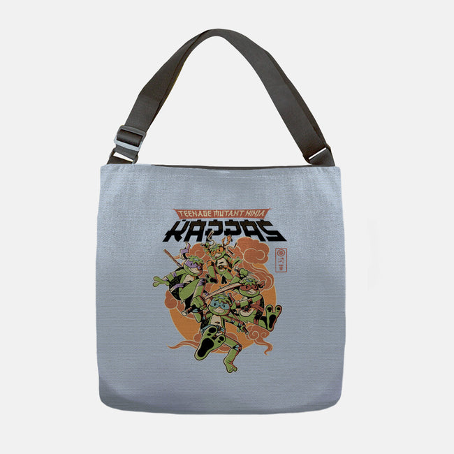 Ninja Kappas-None-Adjustable Tote-Bag-demonigote