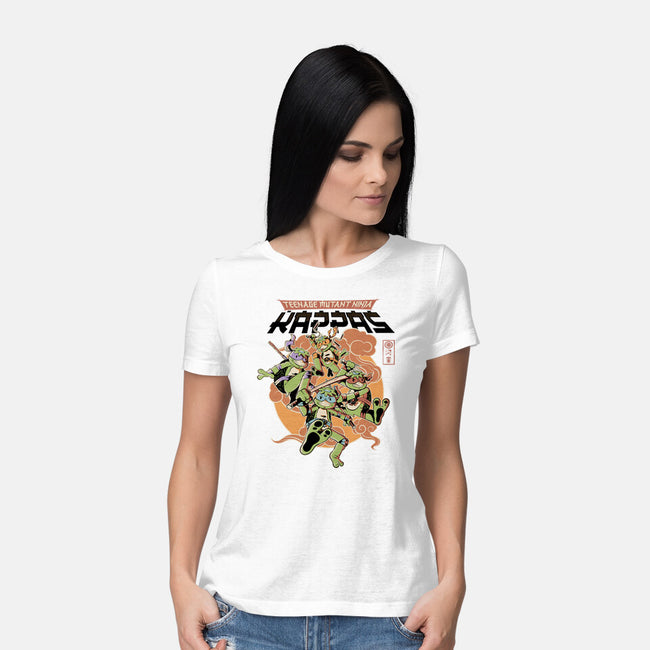 Ninja Kappas-Womens-Basic-Tee-demonigote