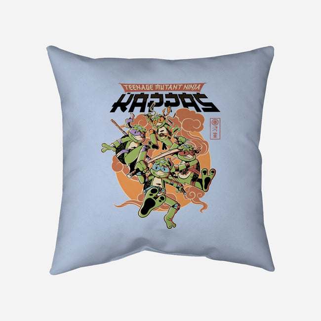 Ninja Kappas-None-Non-Removable Cover w Insert-Throw Pillow-demonigote