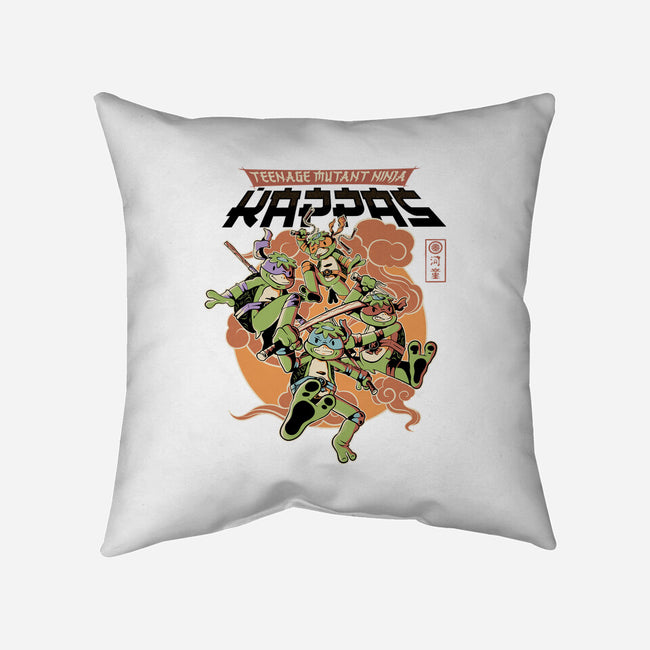 Ninja Kappas-None-Non-Removable Cover w Insert-Throw Pillow-demonigote