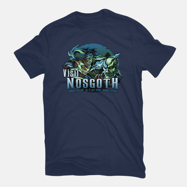 Visit Nosgoth-Womens-Fitted-Tee-daobiwan