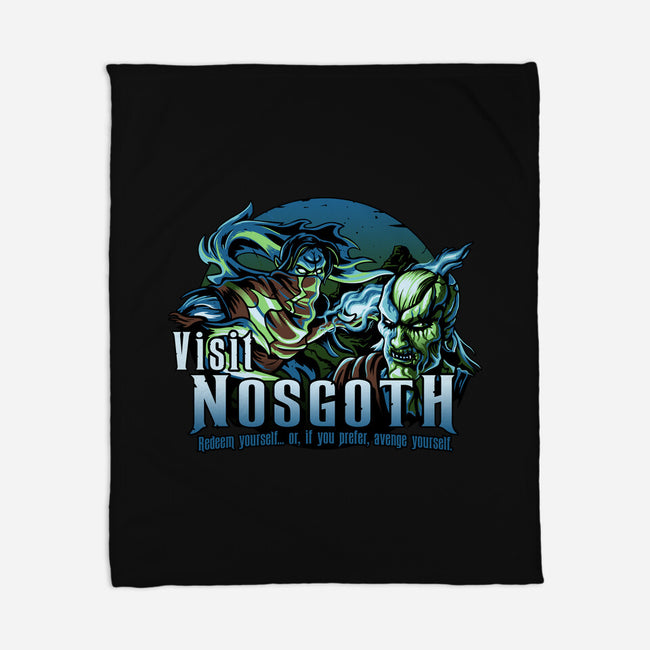 Visit Nosgoth-None-Fleece-Blanket-daobiwan