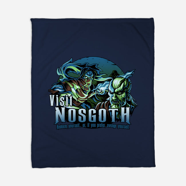 Visit Nosgoth-None-Fleece-Blanket-daobiwan