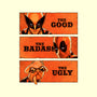 The Good The Badass The Ugly-None-Removable Cover w Insert-Throw Pillow-patrickgp