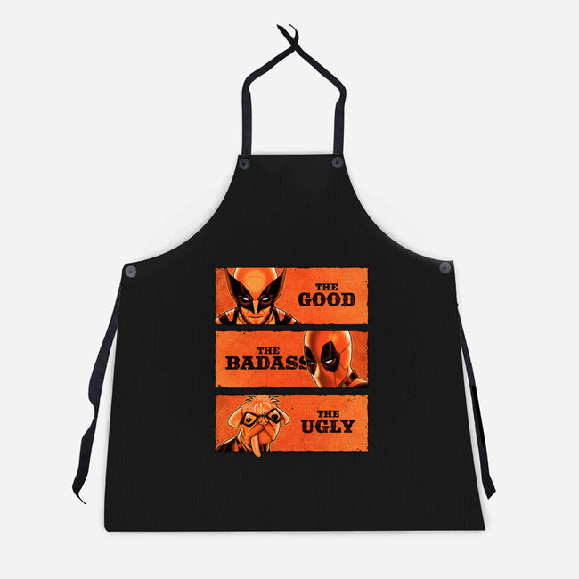 The Good The Badass The Ugly-Unisex-Kitchen-Apron-patrickgp