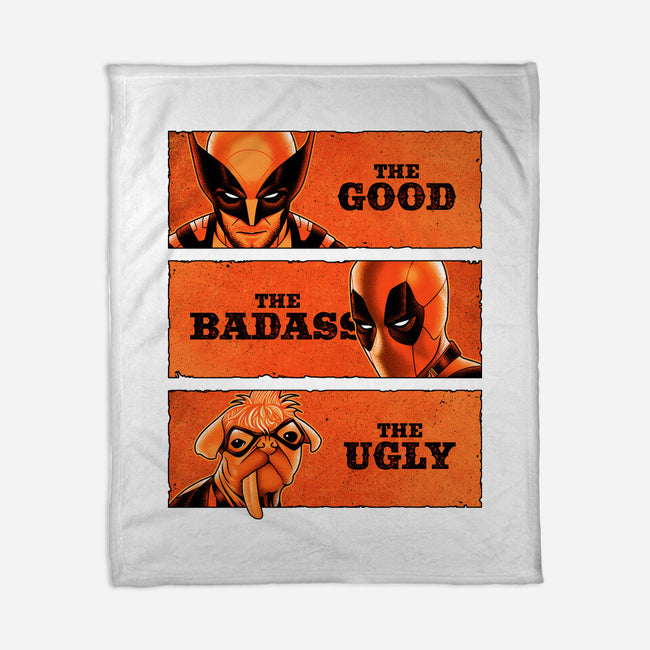 The Good The Badass The Ugly-None-Fleece-Blanket-patrickgp