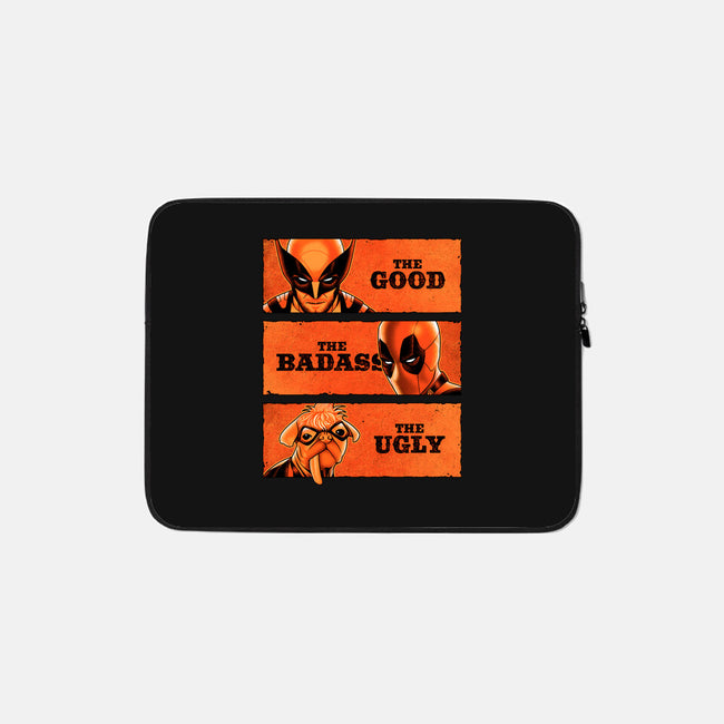 The Good The Badass The Ugly-None-Zippered-Laptop Sleeve-patrickgp