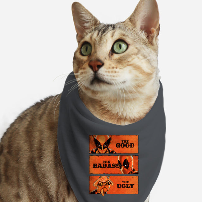 The Good The Badass The Ugly-Cat-Bandana-Pet Collar-patrickgp