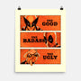 The Good The Badass The Ugly-None-Matte-Poster-patrickgp