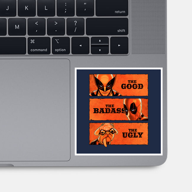 The Good The Badass The Ugly-None-Glossy-Sticker-patrickgp