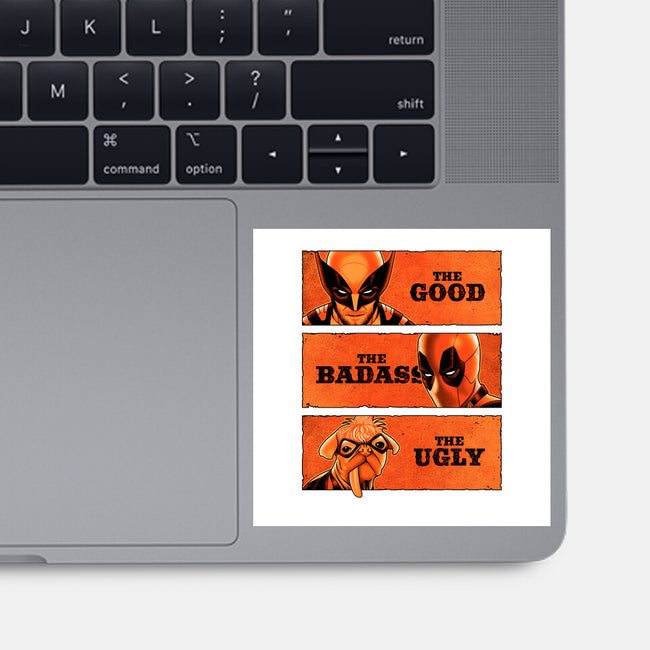 The Good The Badass The Ugly-None-Glossy-Sticker-patrickgp