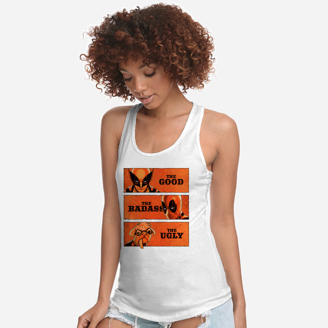 The Good The Badass The Ugly-Womens-Racerback-Tank-patrickgp