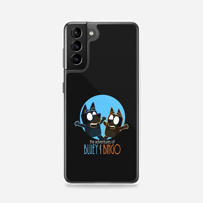 The Adventures Of Bluey And Bingo-Samsung-Snap-Phone Case-jasesa