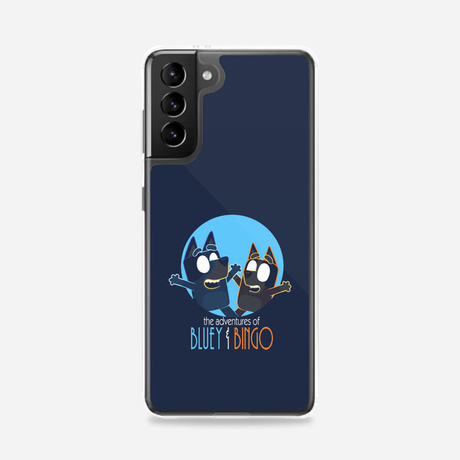 The Adventures Of Bluey And Bingo-Samsung-Snap-Phone Case-jasesa