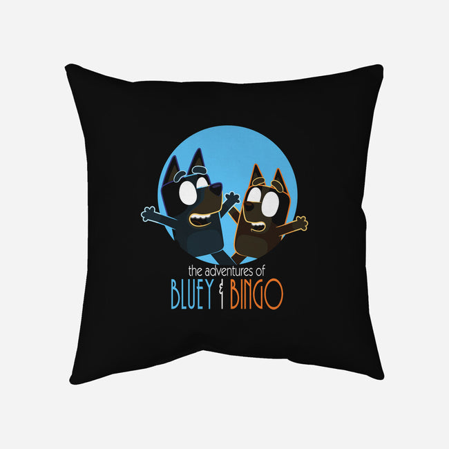 The Adventures Of Bluey And Bingo-None-Removable Cover w Insert-Throw Pillow-jasesa