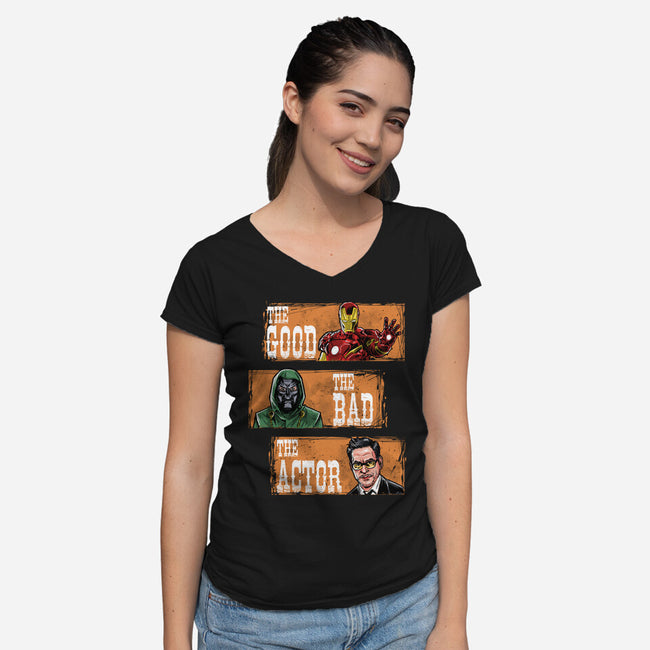 The Actor-Womens-V-Neck-Tee-zascanauta