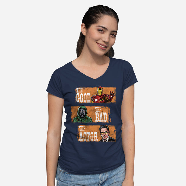 The Actor-Womens-V-Neck-Tee-zascanauta