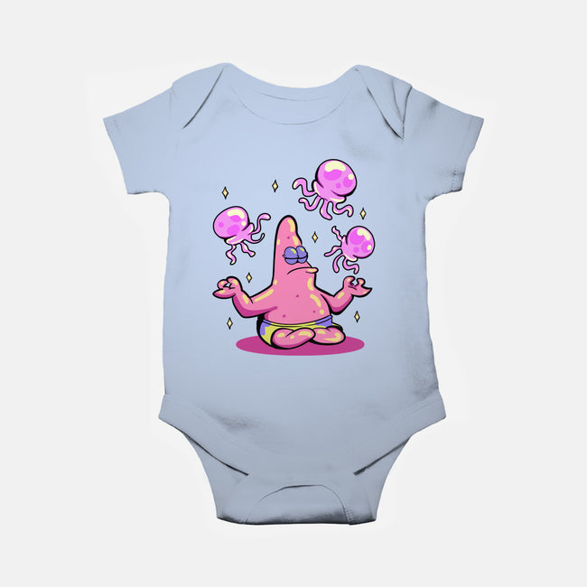 Star Meditation-Baby-Basic-Onesie-nickzzarto