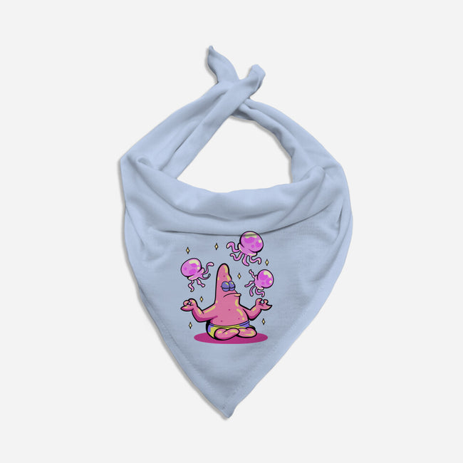 Star Meditation-Cat-Bandana-Pet Collar-nickzzarto