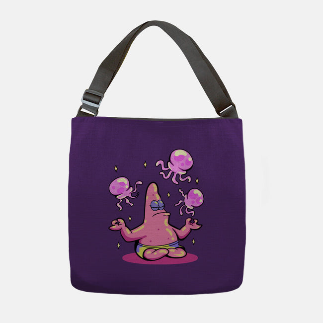 Star Meditation-None-Adjustable Tote-Bag-nickzzarto