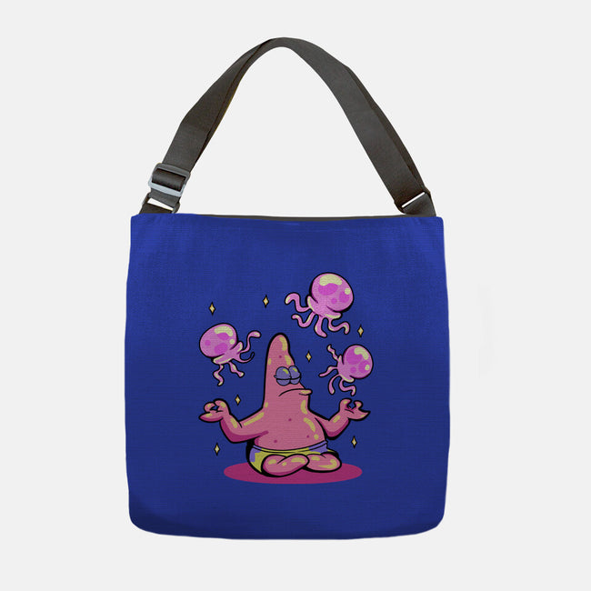 Star Meditation-None-Adjustable Tote-Bag-nickzzarto