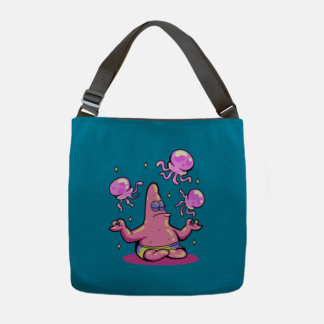 Star Meditation-None-Adjustable Tote-Bag-nickzzarto