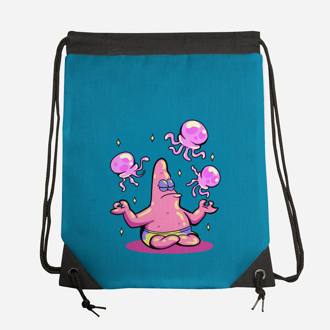 Star Meditation-None-Drawstring-Bag-nickzzarto