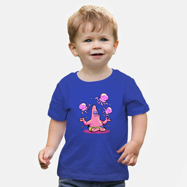 Star Meditation-Baby-Basic-Tee-nickzzarto