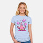 Star Meditation-Womens-Fitted-Tee-nickzzarto