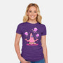 Star Meditation-Womens-Fitted-Tee-nickzzarto