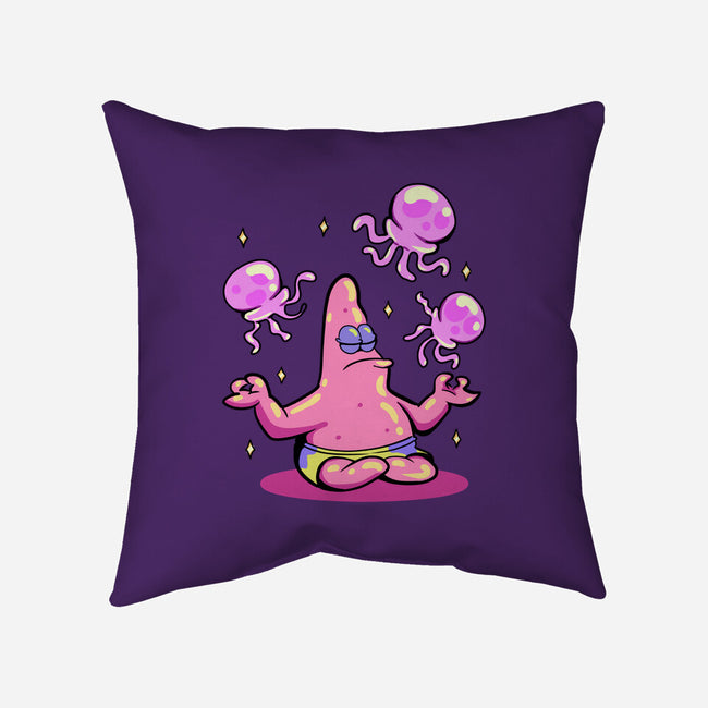 Star Meditation-None-Non-Removable Cover w Insert-Throw Pillow-nickzzarto