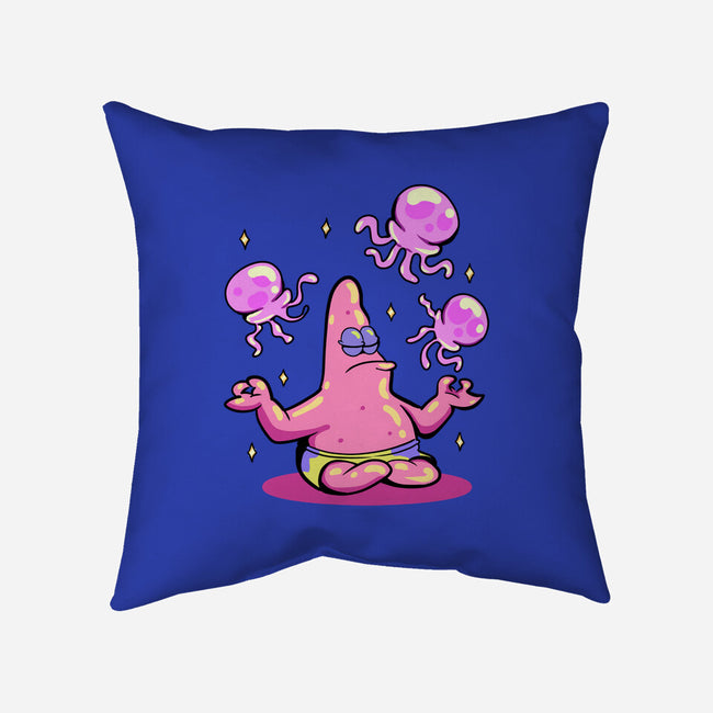 Star Meditation-None-Removable Cover-Throw Pillow-nickzzarto