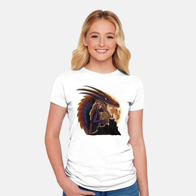 Black Queen-Womens-Fitted-Tee-rmatix