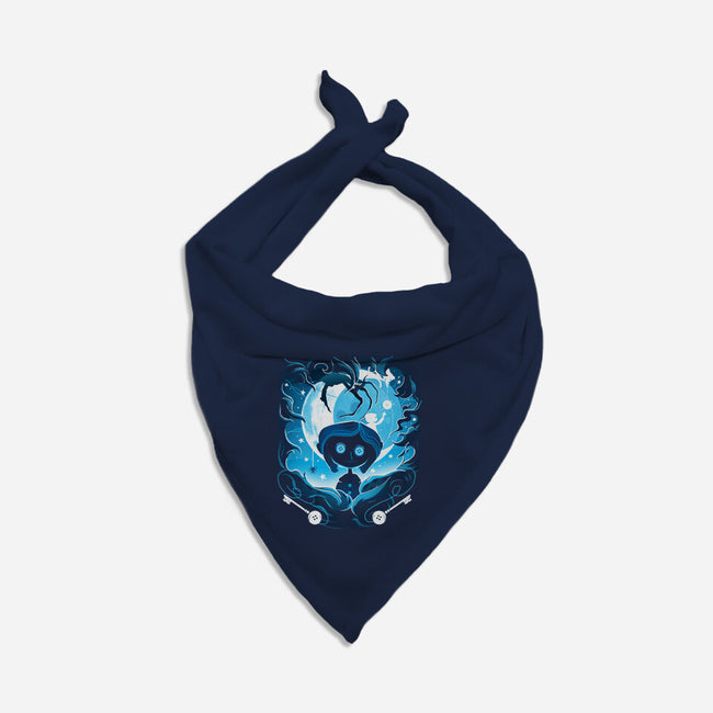 Darkness Button-Dog-Bandana-Pet Collar-Vallina84